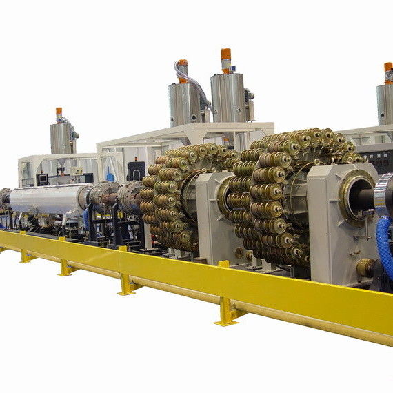 O fio da máquina da extrusão da tubulação do HDPE da fábrica de aço reforçou para a tubulação composta de alta pressão